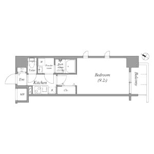 コンフォリア京町堀の間取り図