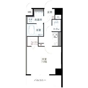 AZURE京口の間取り図