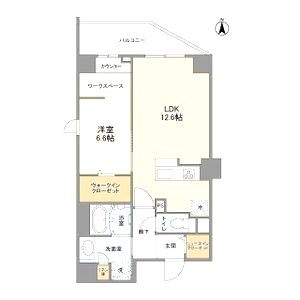 Elysion天王寺の間取り図