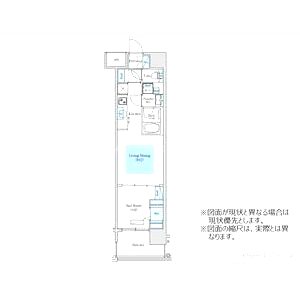アーバネックス梅田中崎町の間取り図