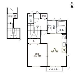 メゾンSOIE ET AUTOMNEの間取り図