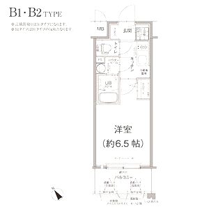 エスリード大阪デュアルゲートの間取り図