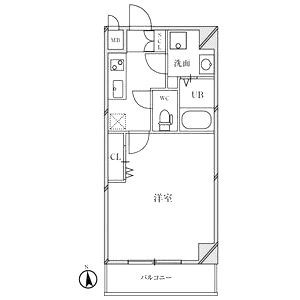 クレールソフィア都島の間取り図