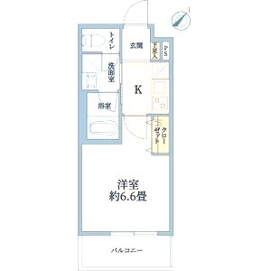 ウェルスクエア池田井口堂の間取り図