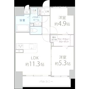 メゾンクラウン鷺洲の間取り図