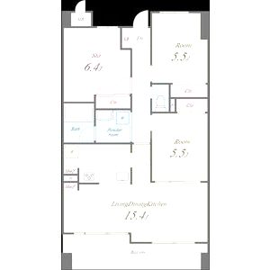 ルミナスベガの間取り図