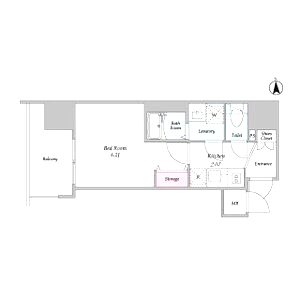 BPRレジデンス梅田西の間取り図