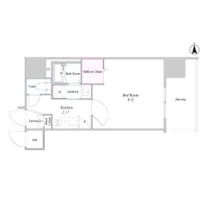 BPRレジデンス梅田西の間取り図