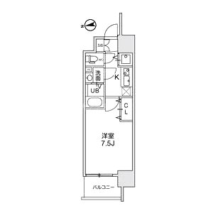 LaDouceur都島高倉町の間取り図