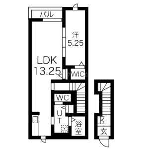 元町ハウスの間取り図