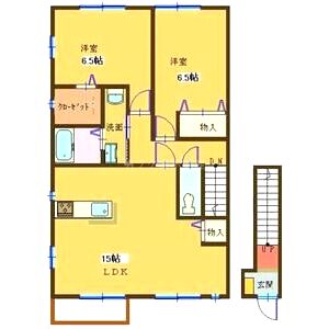 コンフォート大島IVの間取り図
