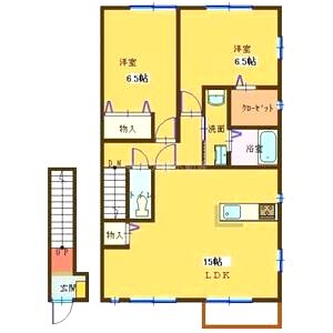 コンフォート大島IVの間取り図
