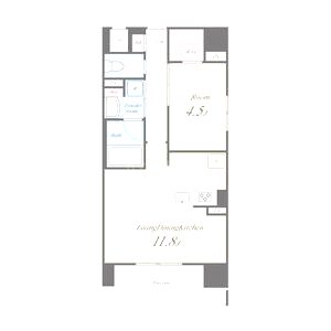 エムズセントラル上新庄の間取り図