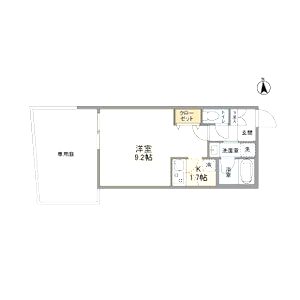 ウェルスクエア池田天神の間取り図
