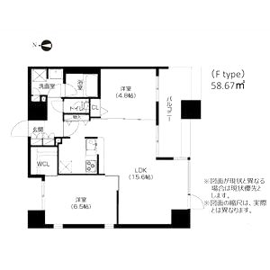アーバネックス高槻芥川の間取り図