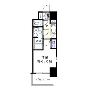 エスリード新大阪ザ・プレミアWESTの間取り図