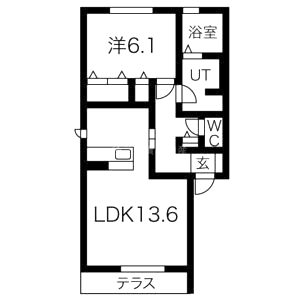 プレシャスファミリー北山の間取り図