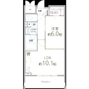 Le・Sel上町台の間取り図