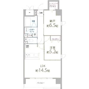 Le・Sel上町台の間取り図