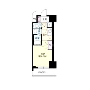 Dimus新大阪の間取り図