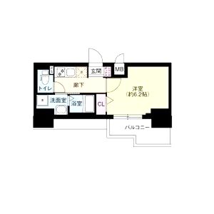 Dimus新大阪の間取り図