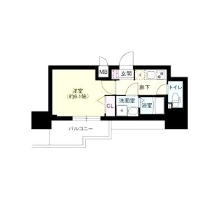 Dimus新大阪の間取り図