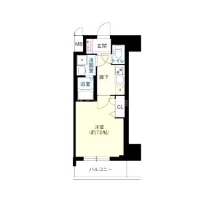 Dimus新大阪の間取り図