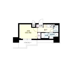 Dimus新大阪の間取り図