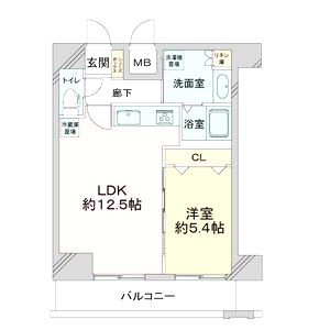 Dimus新大阪の間取り図