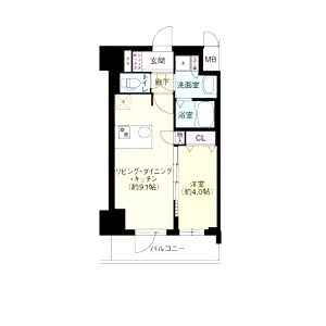 Dimus新大阪の間取り図