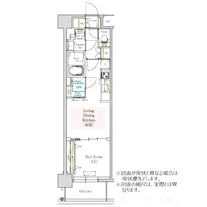 アーバネックス梅田中崎町IIの間取り図