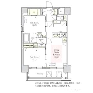 アーバネックス梅田中崎町IIの間取り図
