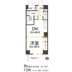 プリマベラ福島の間取り図