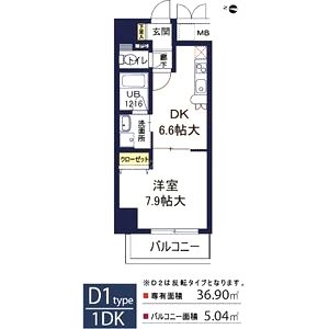 アーバネス淀川の間取り図