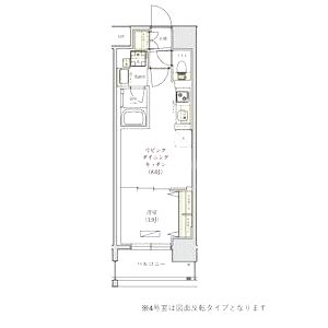アーバネックス東梅田の間取り図