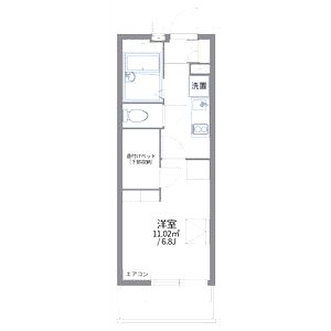 レオパレスVISTAの間取り図