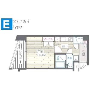 HF烏丸鞍馬口レジデンスの間取り図