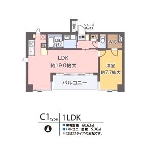 グランミーテ緑地の間取り図