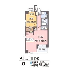 グランミーテ緑地の間取り図