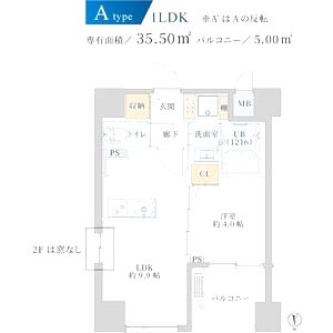 BROOKLYN SQUAREの間取り図