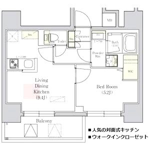 アーバネックス南森町EASTの間取り図