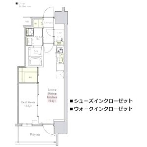 アーバネックス南森町EASTの間取り図