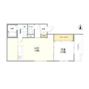 Grand jete 萩原の間取り図