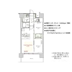 アーバネックス新町IIの間取り図