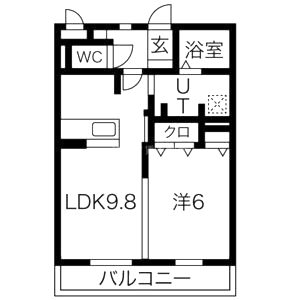サンクレールの間取り図