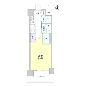 comforespa新大阪の間取り図