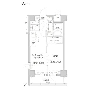エスリード京都吉祥院の間取り図