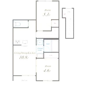 シルエーラ千里丘の間取り図