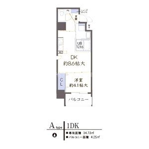 アザレア梅田の間取り図