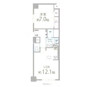 ディアコート新発田の間取り図